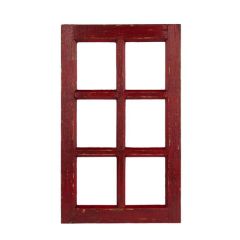 20"H X 12"W Decorative Wood Window