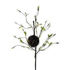 21.65" X 7.87" X 3.15" Birdnest Spray w/ Green Leaves