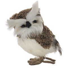 Standing Owl 6.25X4.7X7.5"H