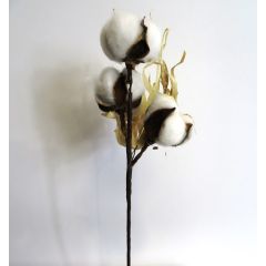 15" X3 Polyester Cotton Stem w/ Raffia