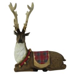 Poly Resin Reindeer 10X6.125X12.125I - Realistic Brown