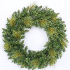 30" ELEVATED GEORGIA PINE WREATH DOUBLE RING w/ 200 TIPS