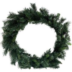30" Mixed Pine Wreath - Green